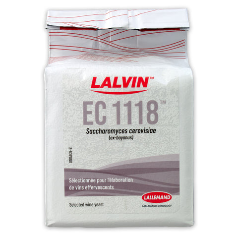 EC-1118 LALVIN DRY WINE YEAST 500 GRAM BRICK
