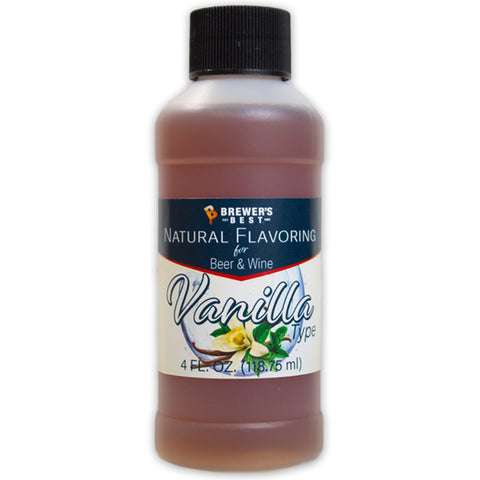 NATURAL VANILLA TYPE FLAVORING EXTRACT 4 OZ