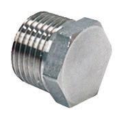 1/2" NPT STAINLESS STEEL HEX PLUG FOR KETTLES