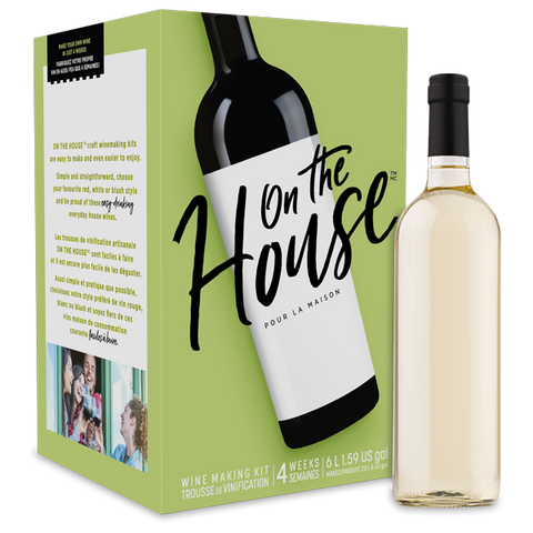 ON THE HOUSE CALIFORNIA WHITE 6L WINE KIT