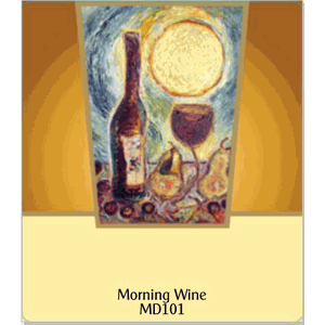 Morning Wine 101 Custom Wine Labels Set of 30